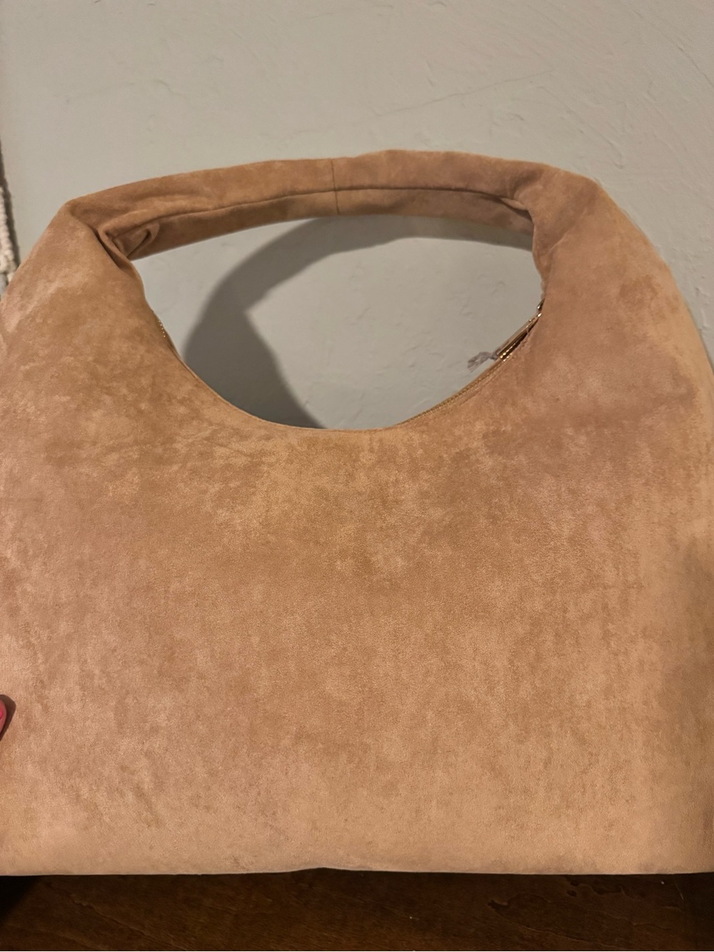 a new day Suede Hobo Bag in Camel - NWT - Picture 3 of 4